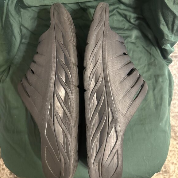 Men's Hoka Ora Recovery Slide Sandal Black Size 13 - Picture 5 of 7